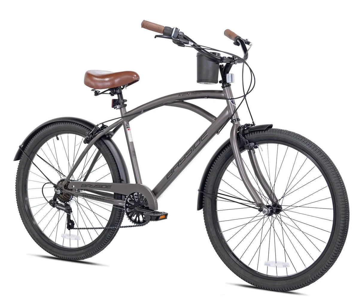 Kent Men's Cruiser Bike 26 in Satin Cocoa - Bayside
