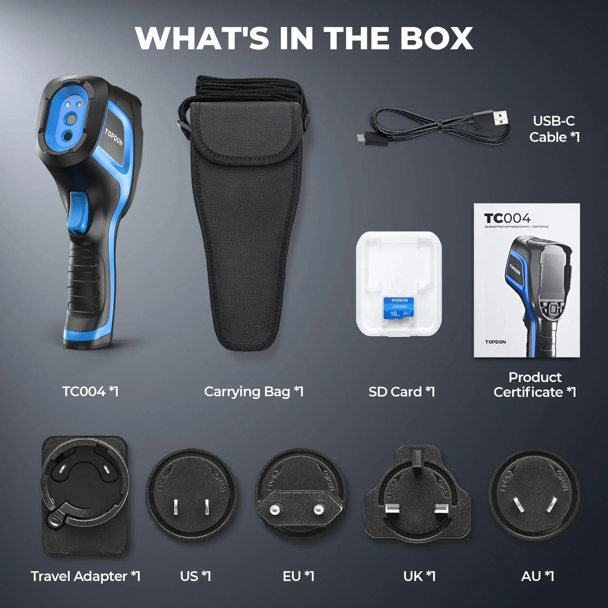 TOPDON Thermal Imaging Camera 256 x 192 IR High Resolution - TC004