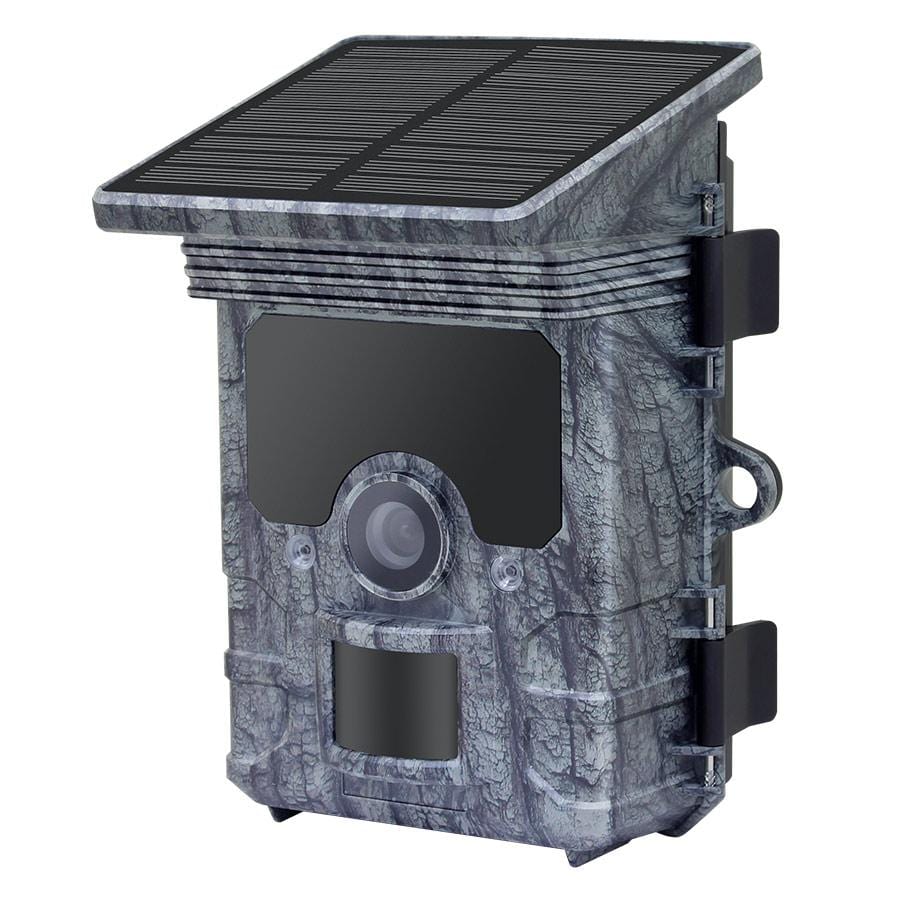 Clear Vision Solar WiFi Bluetooth Wildlife Trail Camera, 2K Full HD, 24MP - Solar