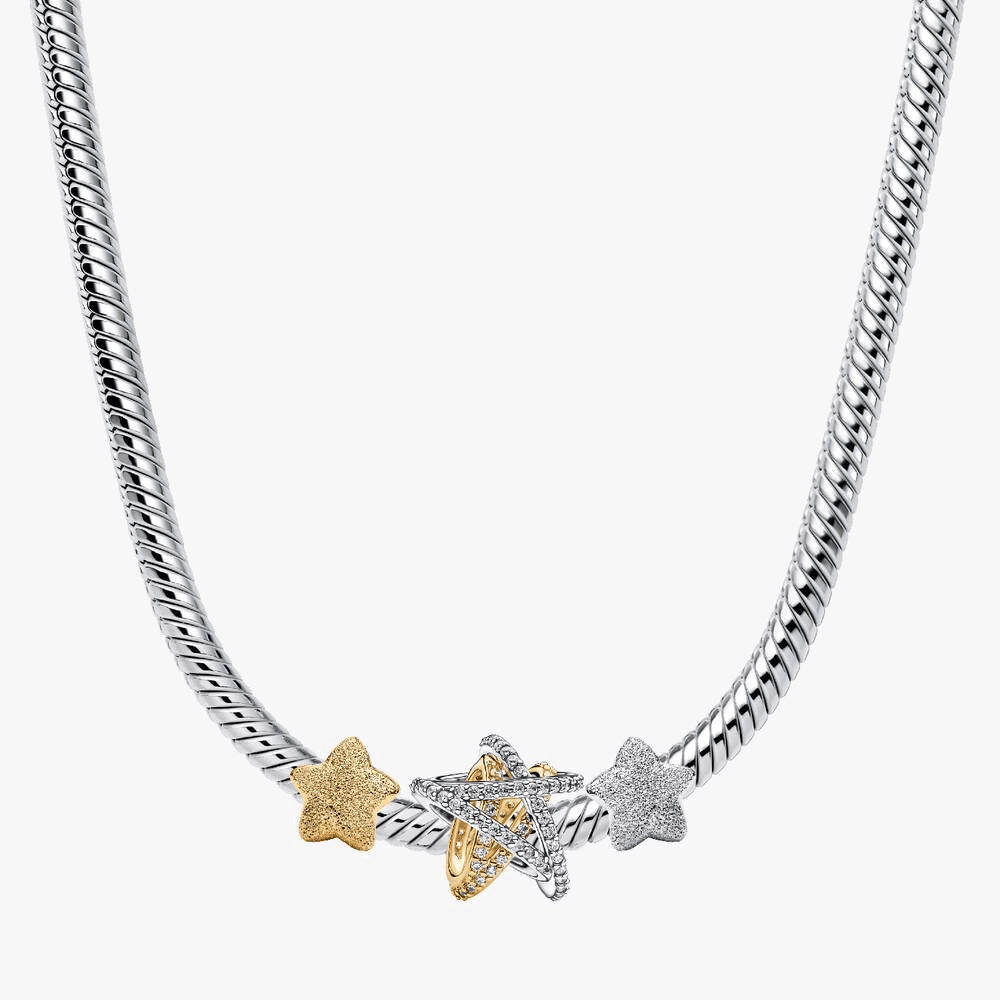 KATSEYE Stacked with Stars Charm Necklace