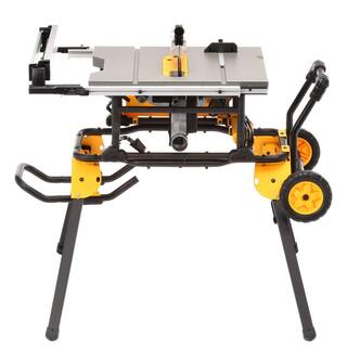DEWALT 15 Amp Corded 10 in. Jobsite Table Saw With Rolling Stand - DWE7491RS