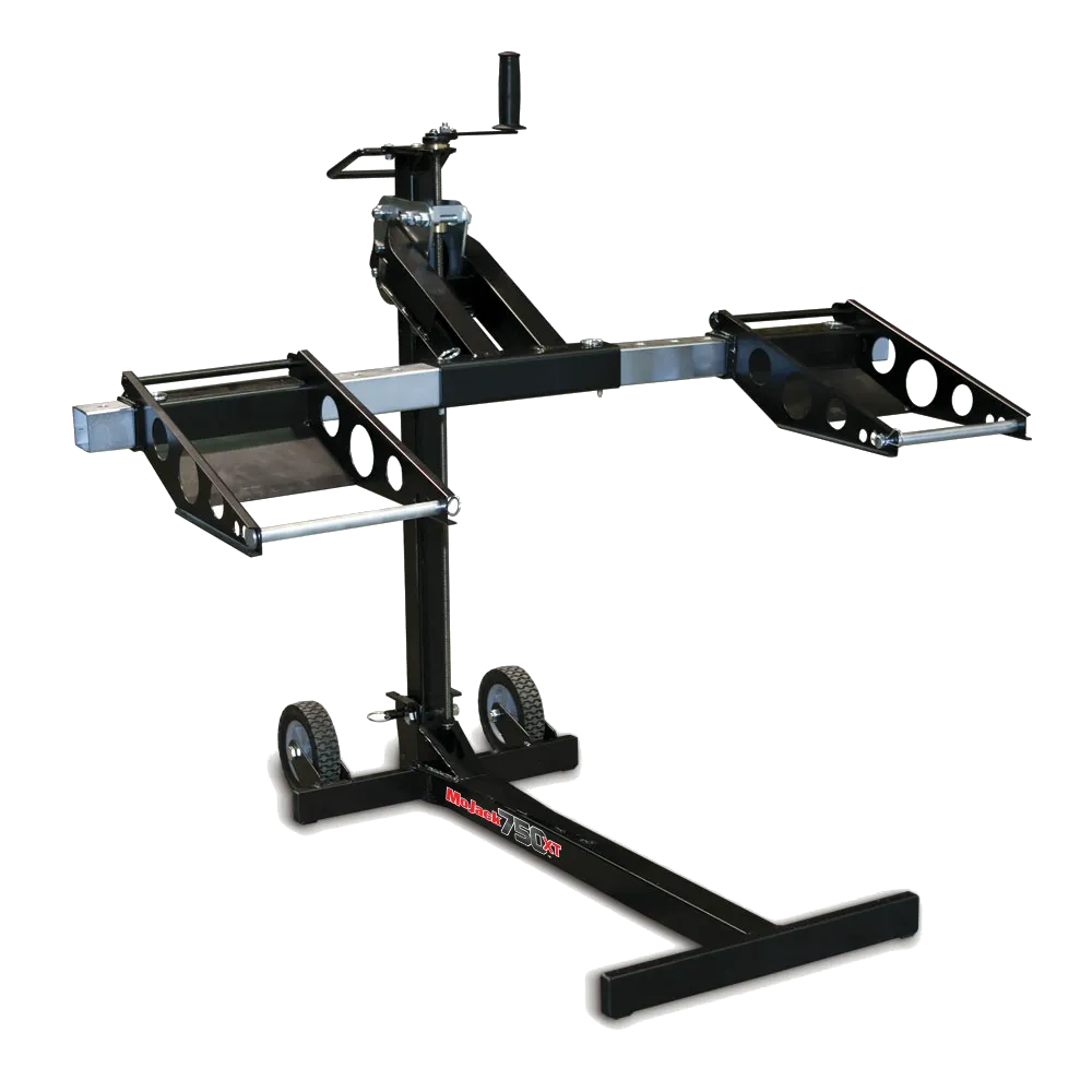 Riding Mower Lift, 750 lb Capacity, 31.5 Inches to 62.5 Inches Adjustable Wheel Span
