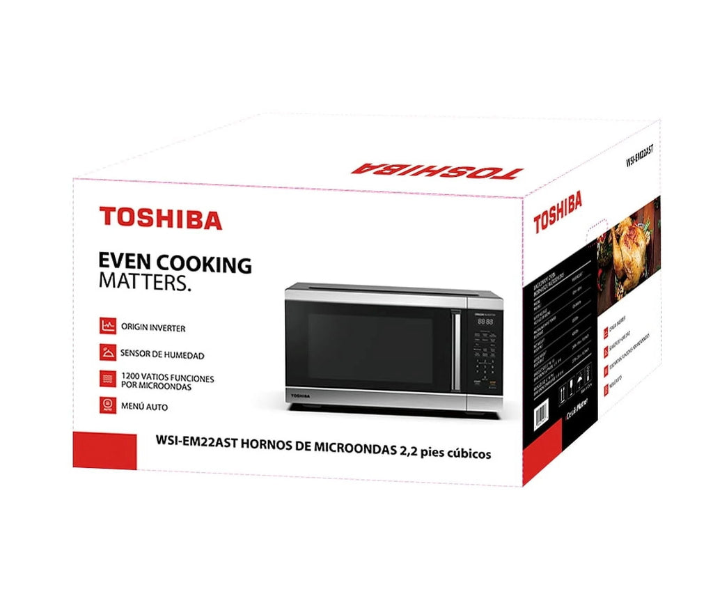 Toshiba Microwave Oven 2.2 Cu. Ft. 24.4 in Stainless Steel - WSI-EM22AST