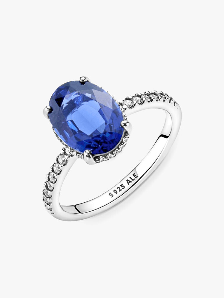 Sparkling Statement Halo Ring
