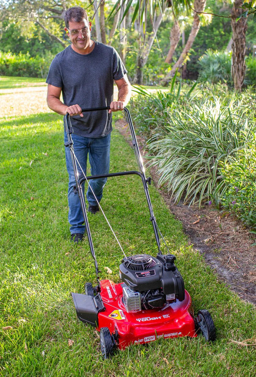 20-Inch 125cc Gas Push Mower With Briggs & Stratton Engine