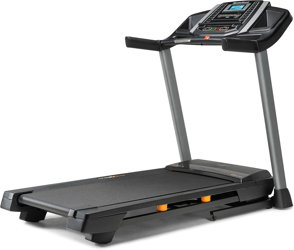 Nordictrack T Series Treadmill, Black, 73.5 in D x 36 in W x 54 in H, 55 in x 20 in Deck