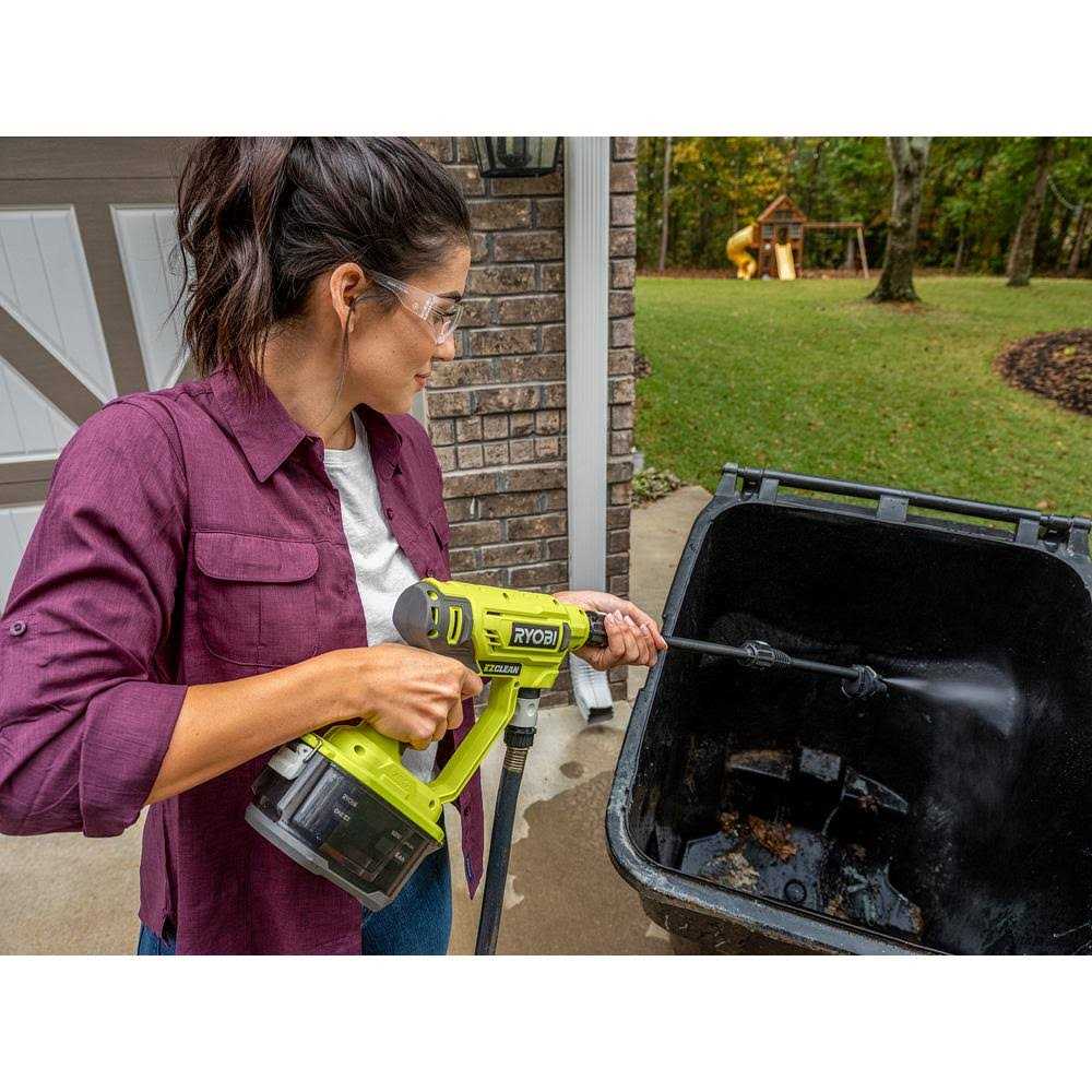 Ryobi ONE+ 18V EZClean Cordless Cold Water Power Cleaner, 320 PSI 0.8 GPM - RY120350
