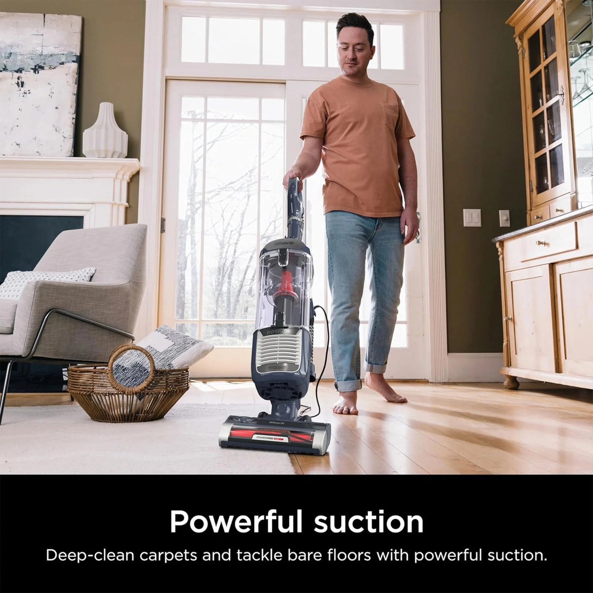 Shark Rotator Pet Upright Vacuum Cleaner, Bagless, Chimera - ZU100