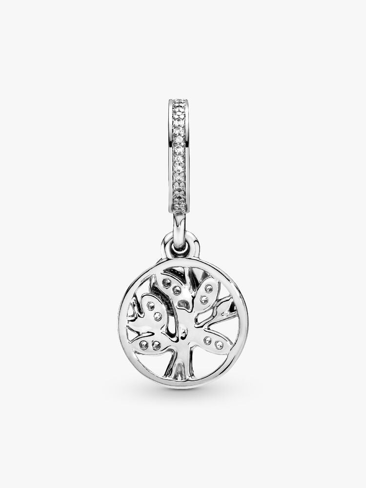 Sparkling Family Tree Dangle Charm