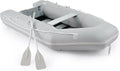 10ft Inflatable Dinghy Boat, 4-Person, 990lb Capacity, Aluminum Oars And Floor