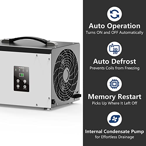 ALORAIR Crawl Space/Basement Dehumidifier 70 Pint With Drain Hose