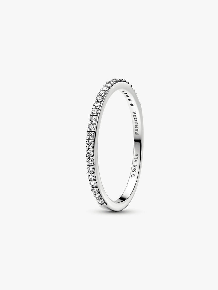 Pandora Era Lab-Grown Diamond Half Eternity Pavé Band Ring