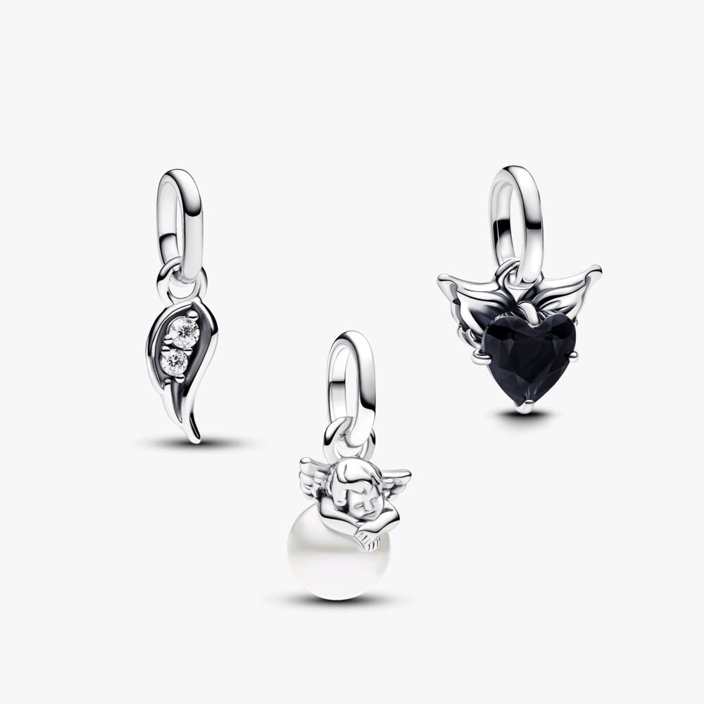 Angel Wings Charm Trio