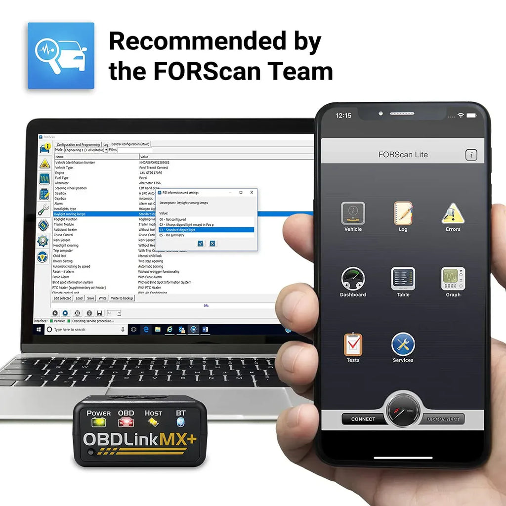 OBDLink Bluetooth OBD Scanner For iPhone, Android, And Windows - MX+