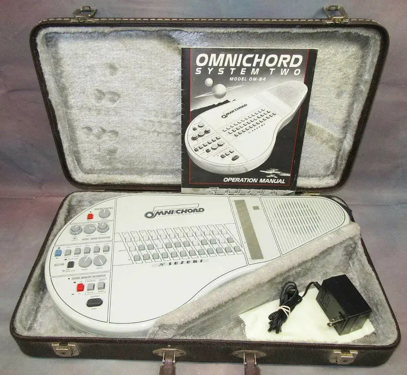 Suzuki Omnichord OM-84 System Two With Hard Case And Power Supply
