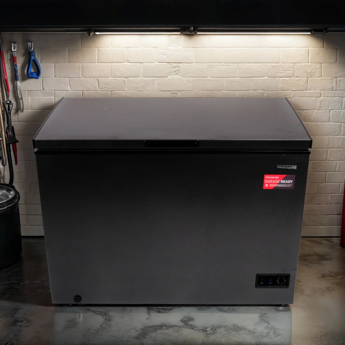 Frigidaire Chest Freezer, 5.0 Cu. Ft., Black Granite Design
