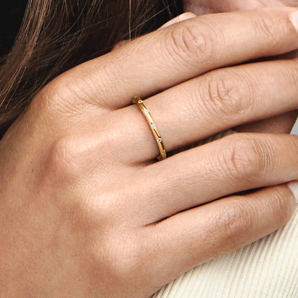 FINAL SALE - Simple Sparkling Band Ring