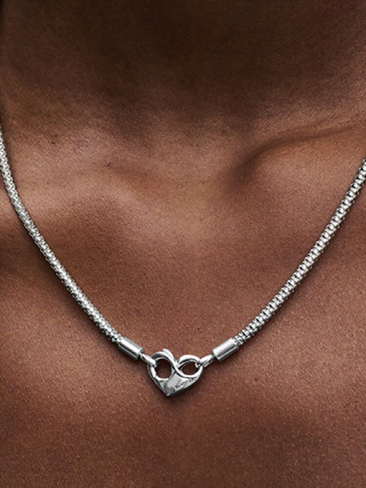 Pandora Moments Studded Chain Necklace