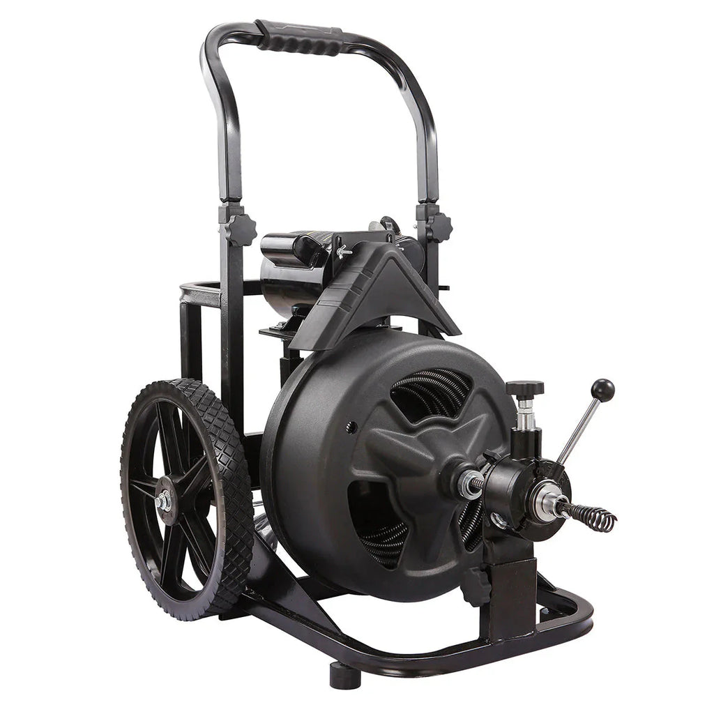 XtremepowerUS Commercial Electric Sewer Drain Snake 100ft - 45078