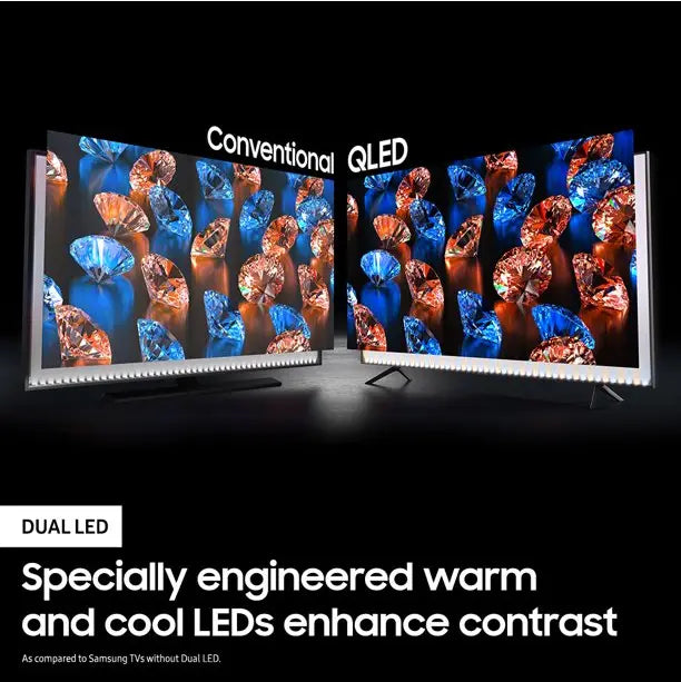55-Inch 4K Ultra HD QLED Smart TV - HDR, Voice Control