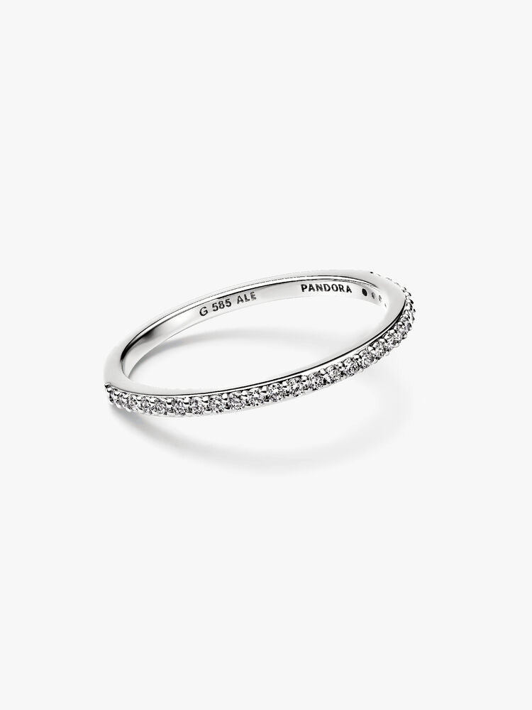 Pandora Era Lab-Grown Diamond Half Eternity Pavé Band Ring