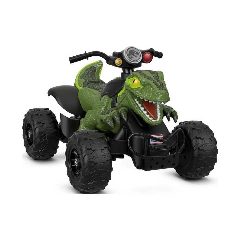 fisher-price-power-wheels-jurassic-world-dino-racer-ride-on-atv-6-mph-green-dinosaur-toy-8597