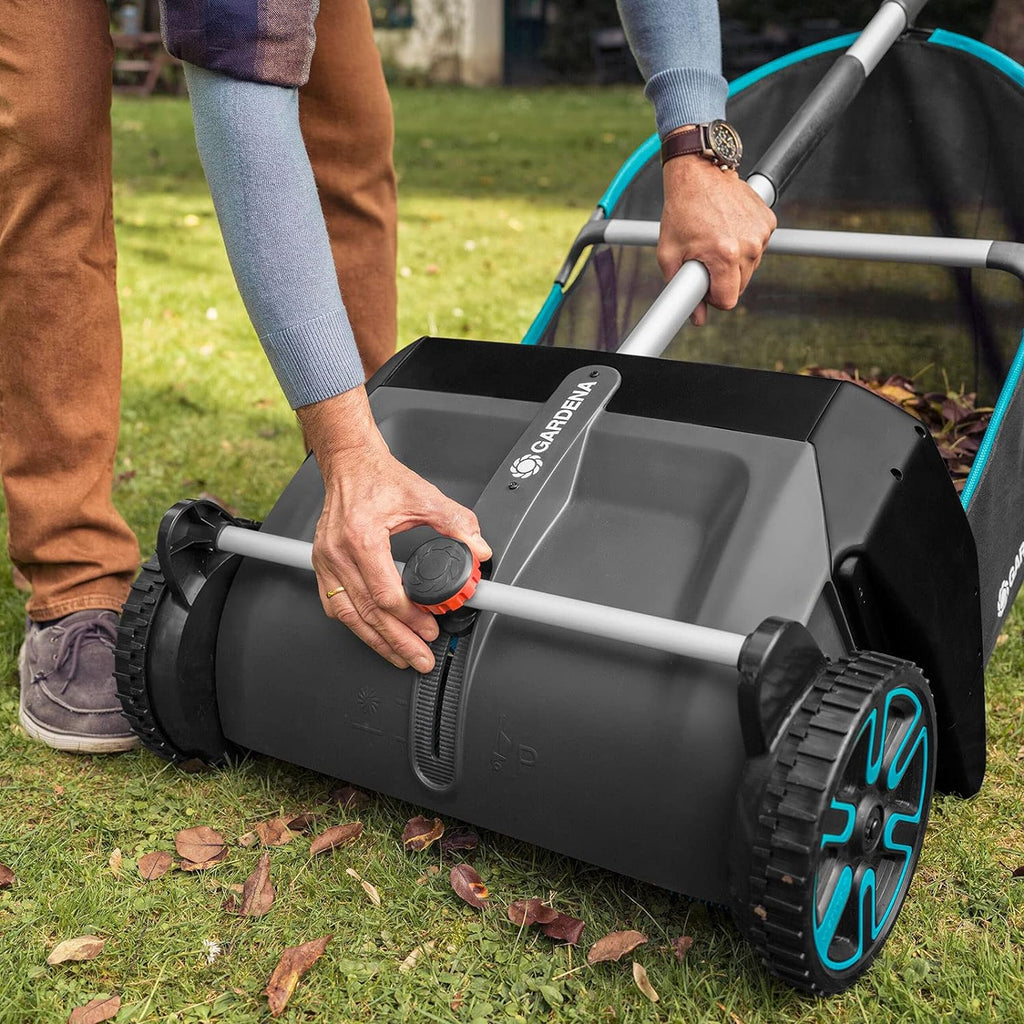 gardena-leaf-and-grass-collector-manual-plastic-275-cutting-width-modern-style-blackturquoiseorangegray-model-03565-20-9368
