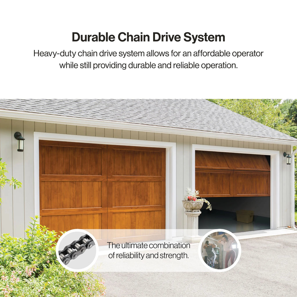 genie-chain-drive-750-garage-door-opener-34-hpc-battery-backup-quiet-operation-easy-install-includes-remotes-keypad-8818