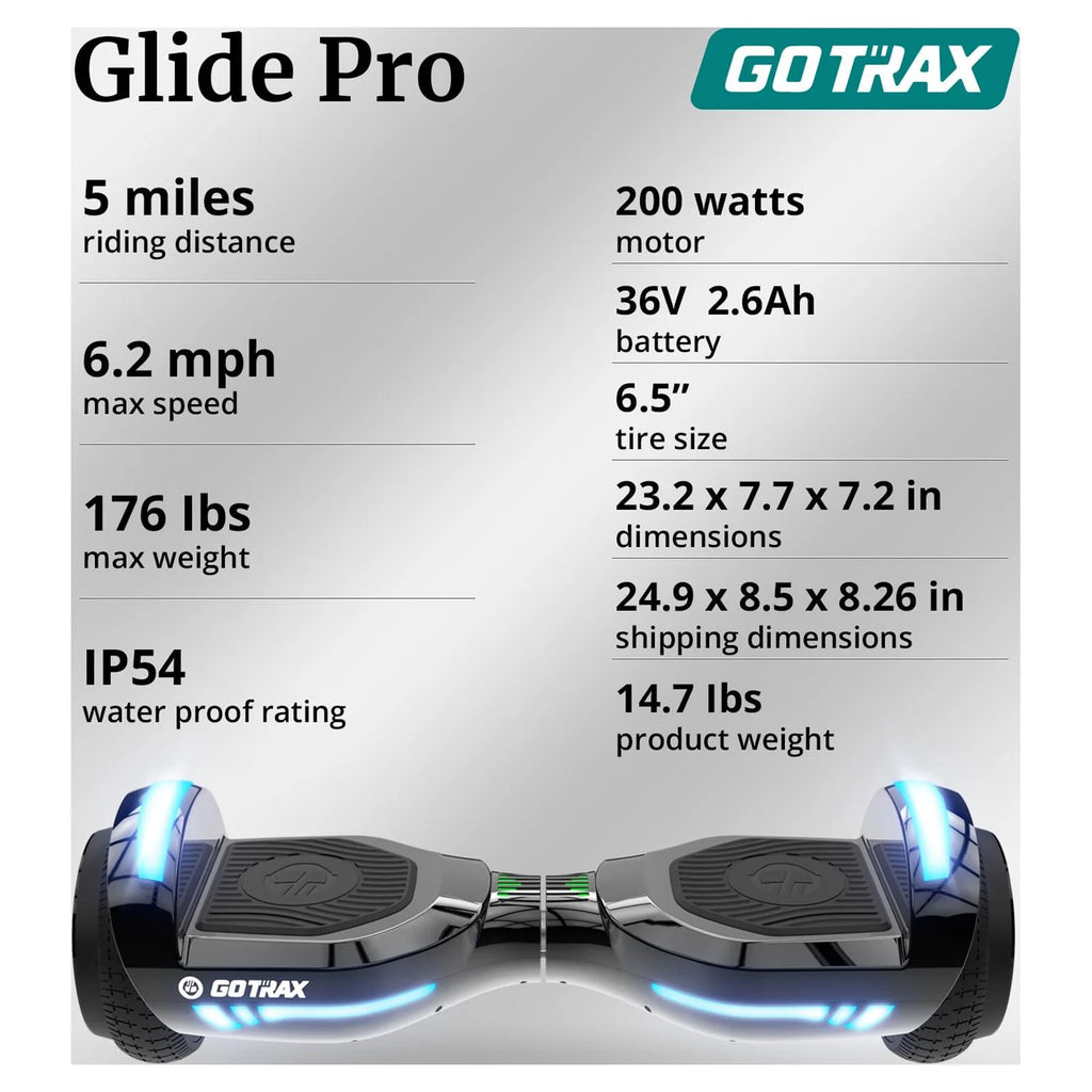gotrax-glide-pro-bluetooth-hoverboard-65-wheels-led-lights-self-balancing-ul2272-certified-silver-1182