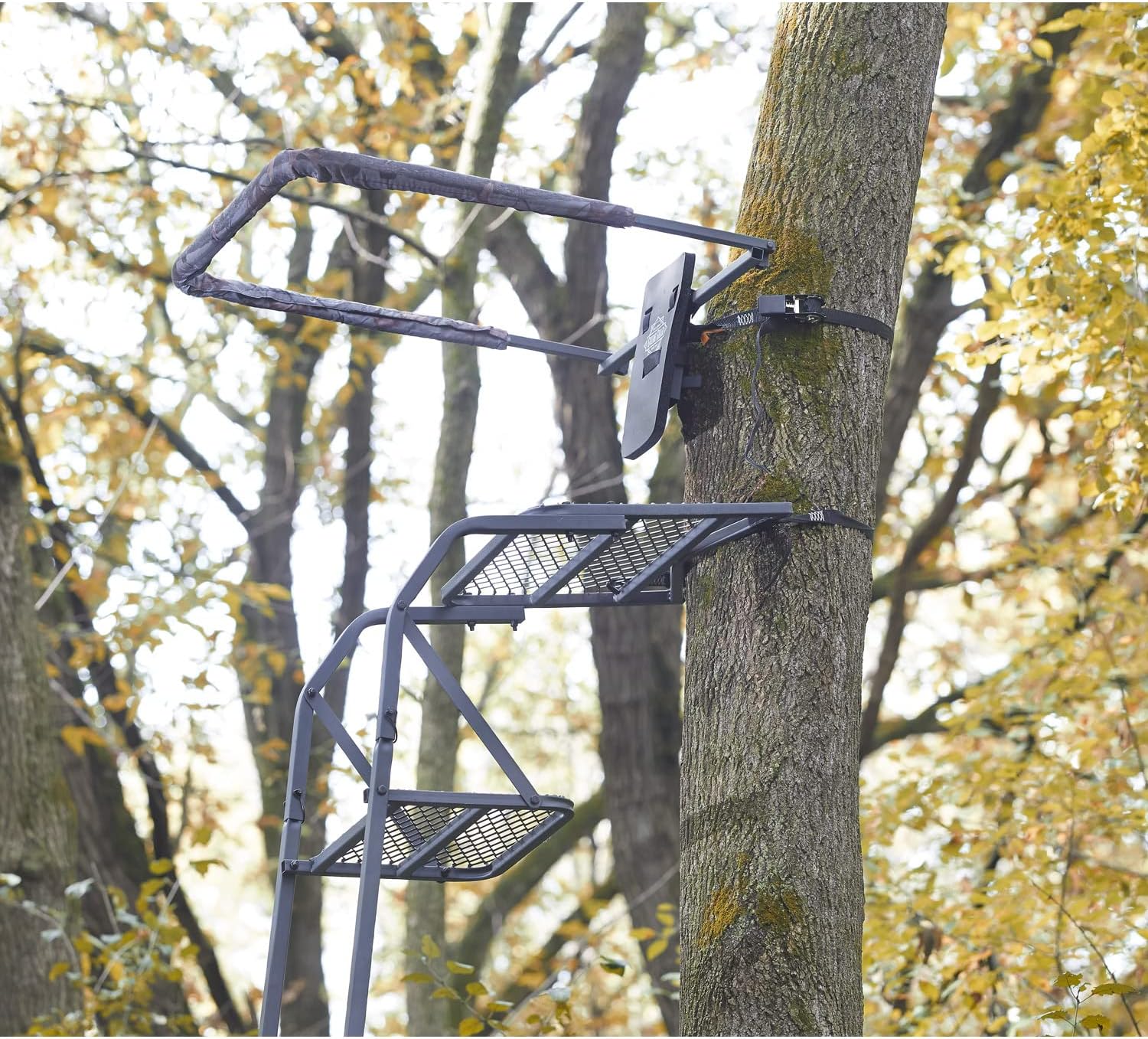 guide-gear-universal-padded-shooting-rest-rail-for-tree-standdurable-steel-deer-hunting-accessory-5013