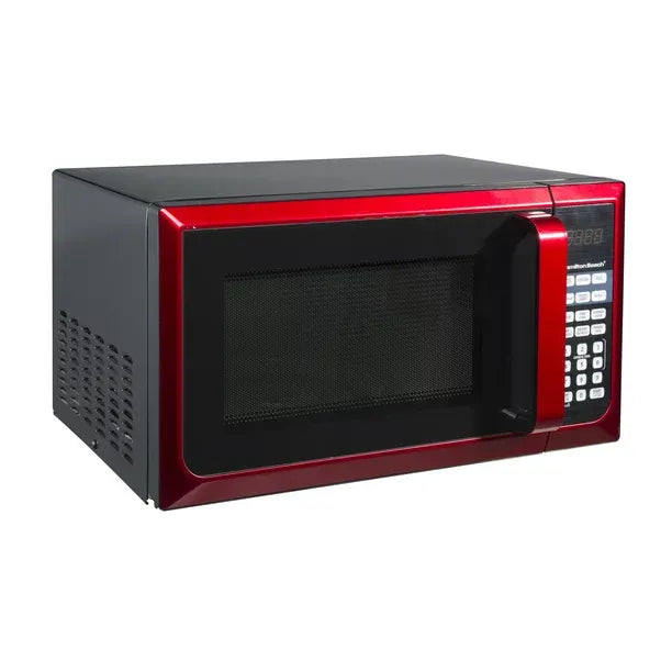 hamilton-beach-red-stainless-steel-microwave-oven-09-cu-ft-900w-led-display-5628