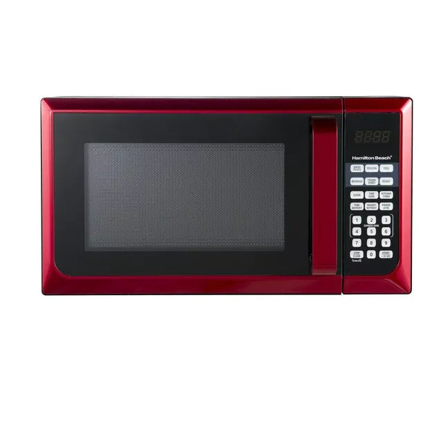 hamilton-beach-red-stainless-steel-microwave-oven-09-cu-ft-900w-led-display-5628