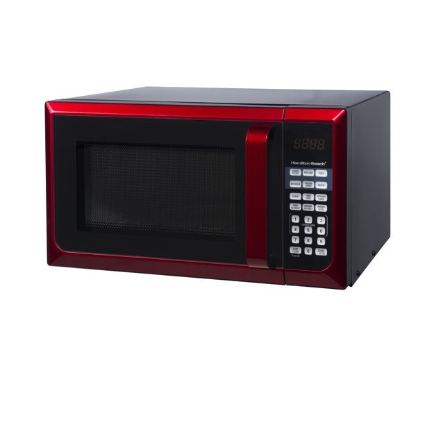 hamilton-beach-red-stainless-steel-microwave-oven-09-cu-ft-900w-led-display-5628
