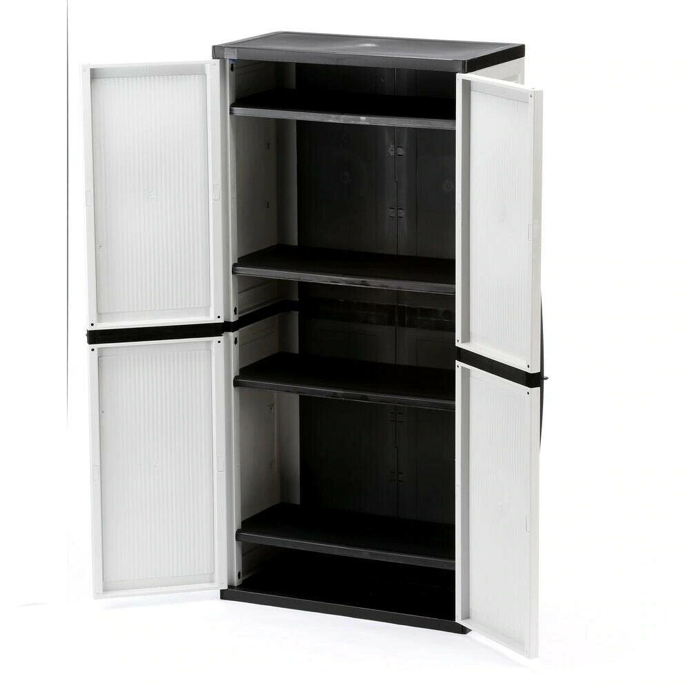 hdx-gray-plastic-freestanding-garage-cabinet-with-adjustable-shelves-lockable-doors-35w-x-71h-x-18d-5861