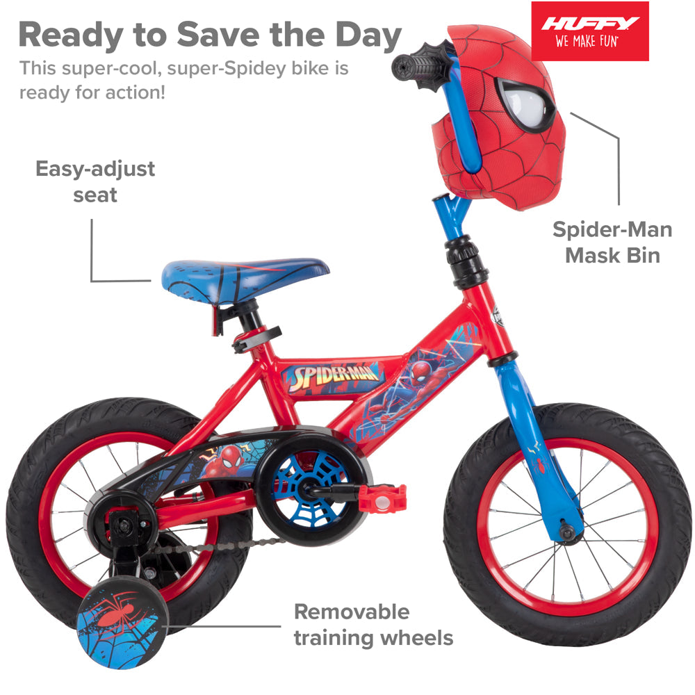 huffy-marvel-spider-man-12-boys-bike-with-training-wheels-ez-build-steel-frame-ages-3-5-6376
