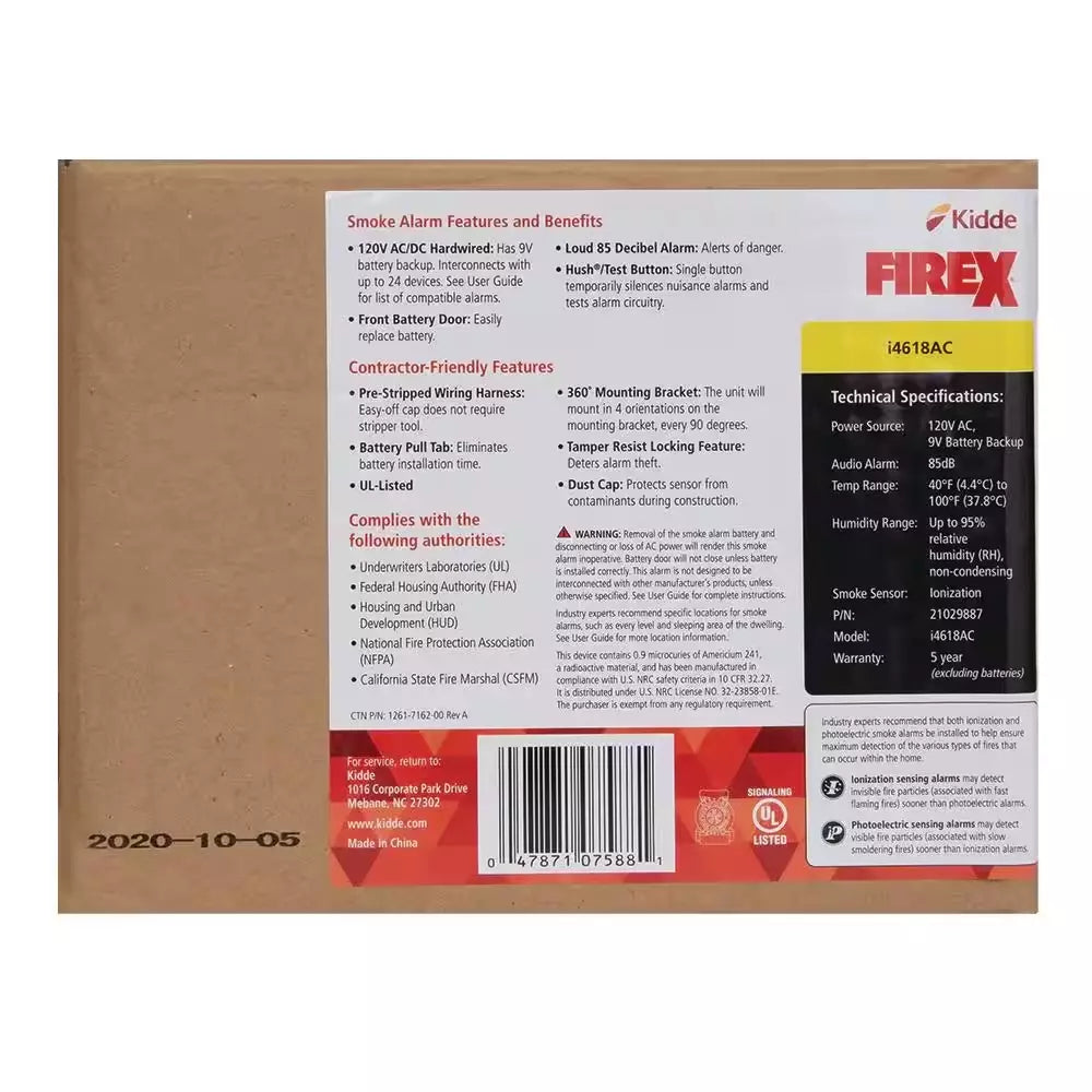 kidde-firex-i4618-4-pack-hardwired-ionization-smoke-detectors-with-battery-backup-2834