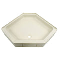 lippert-better-bath-34x34-neo-angle-rv-shower-pan-center-drain-parchment-durable-abs-acrylic-5947