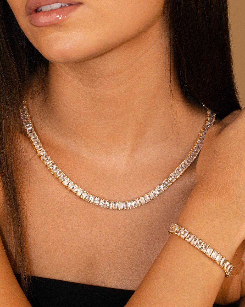 Marisol CZ Tennis Bracelet - view 3