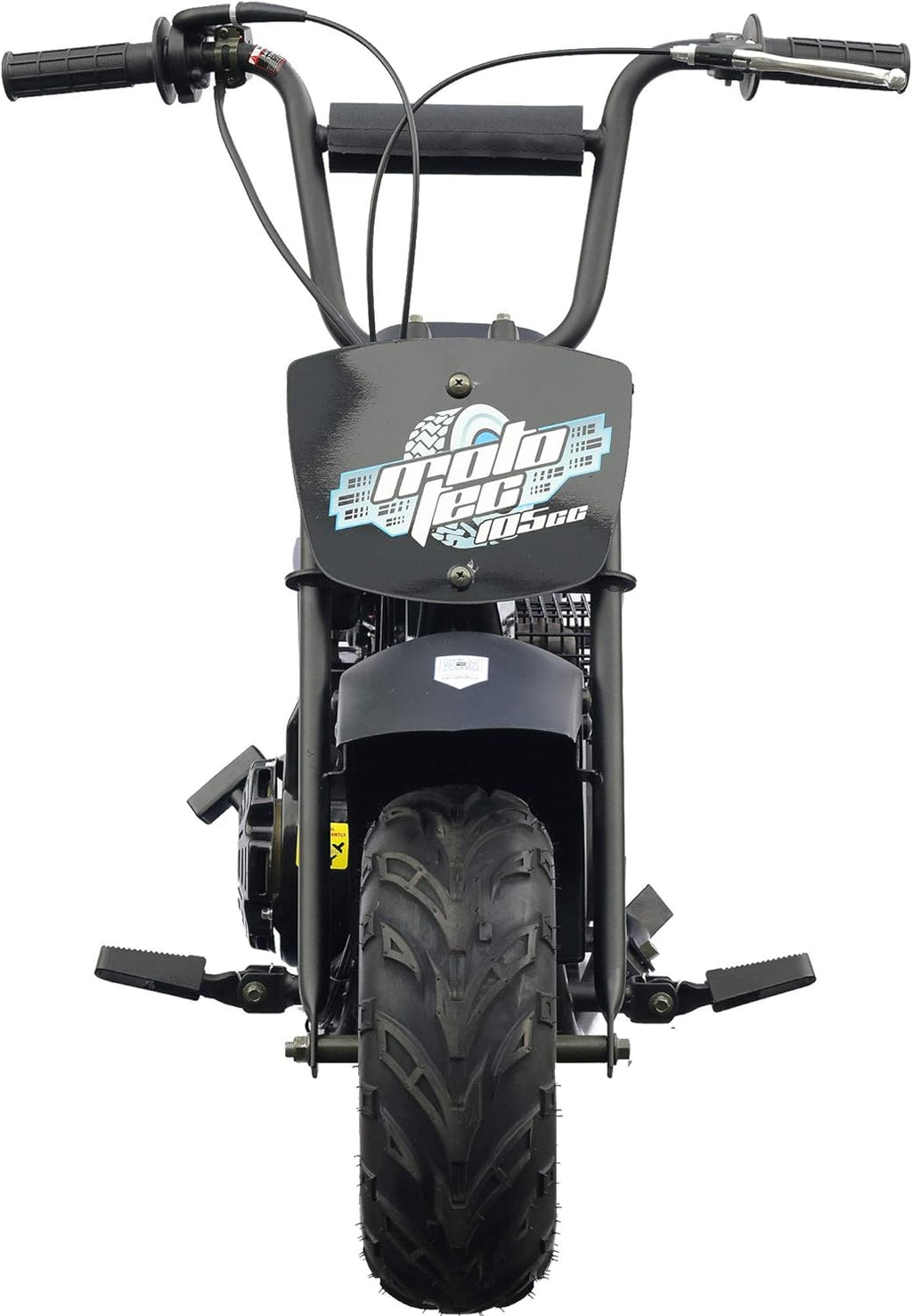 mototec-105cc-35hp-mini-bike-black-alloy-steel-23mph-speed-indoor-use-distance-monitor-185lbs-capacity-4997