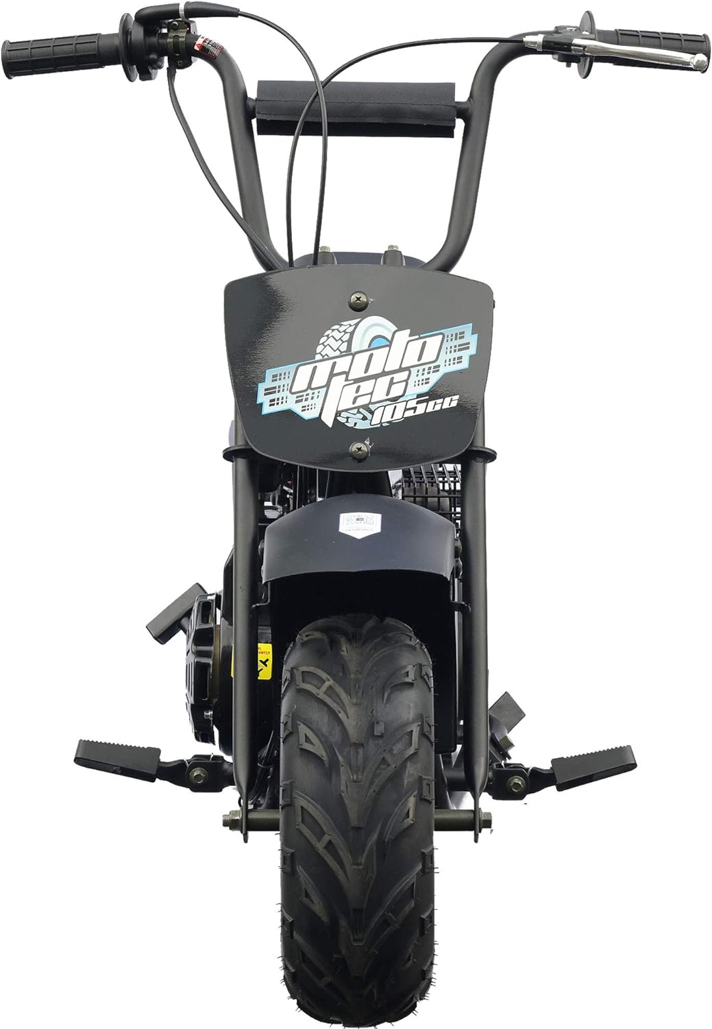 mototec-105cc-35hp-mini-bike-black-alloy-steel-23mph-speed-indoor-use-distance-monitor-185lbs-capacity-4997