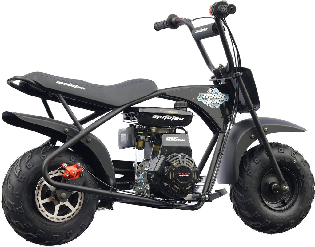 mototec-105cc-35hp-mini-bike-black-alloy-steel-23mph-speed-indoor-use-distance-monitor-185lbs-capacity-4997
