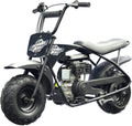 mototec-105cc-35hp-mini-bike-black-alloy-steel-23mph-speed-indoor-use-distance-monitor-185lbs-capacity-4997