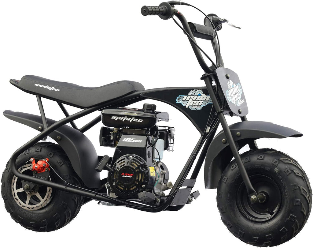 mototec-105cc-35hp-mini-bike-black-alloy-steel-23mph-speed-indoor-use-distance-monitor-185lbs-capacity-4997