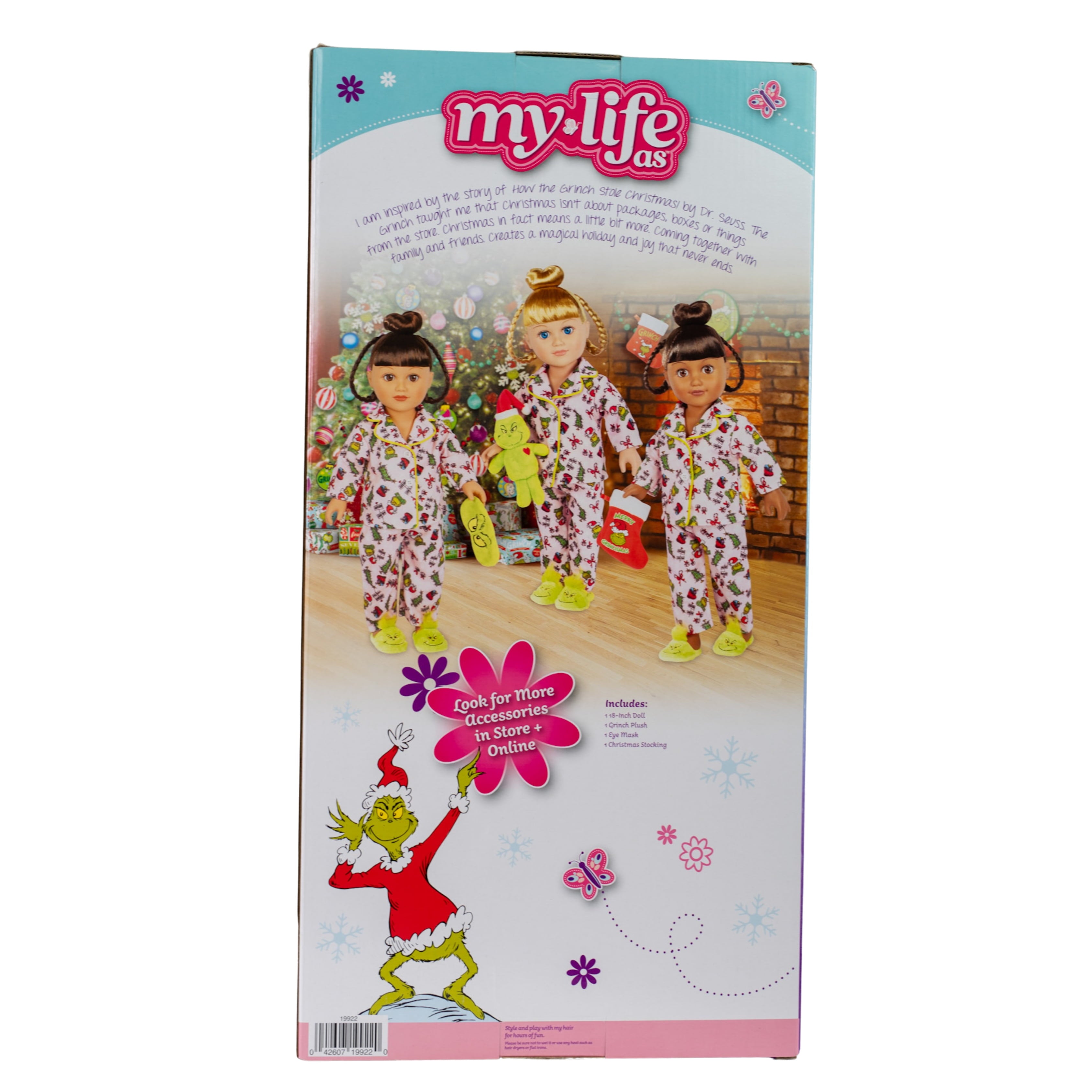 my-life-as-18-poseable-dollgrinch-sleepover-brunette-hair-pajama-set-brown-eyes-8313