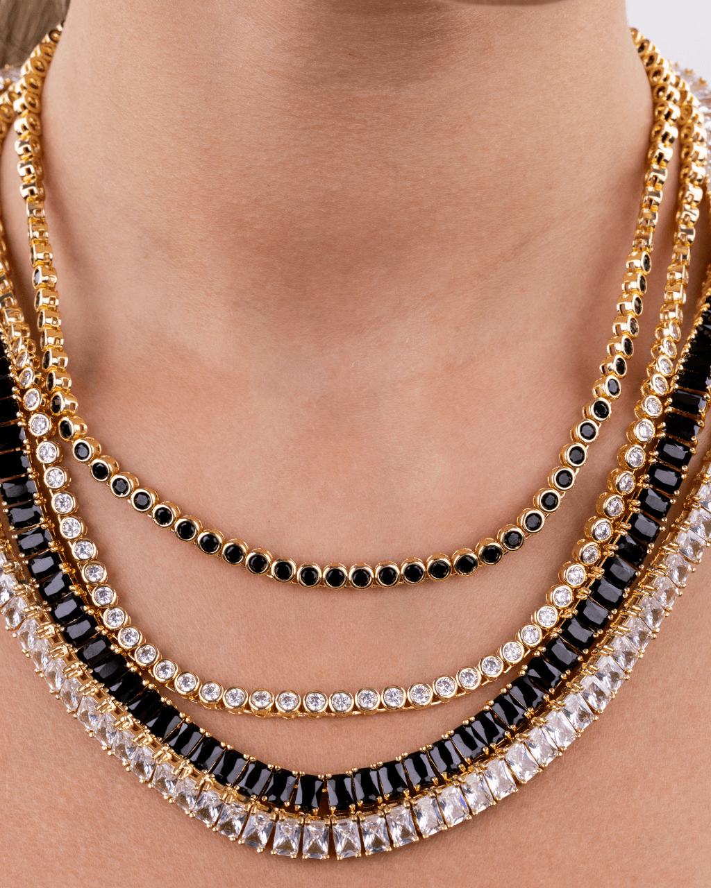 Marisol CZ Tennis Necklace - view 4