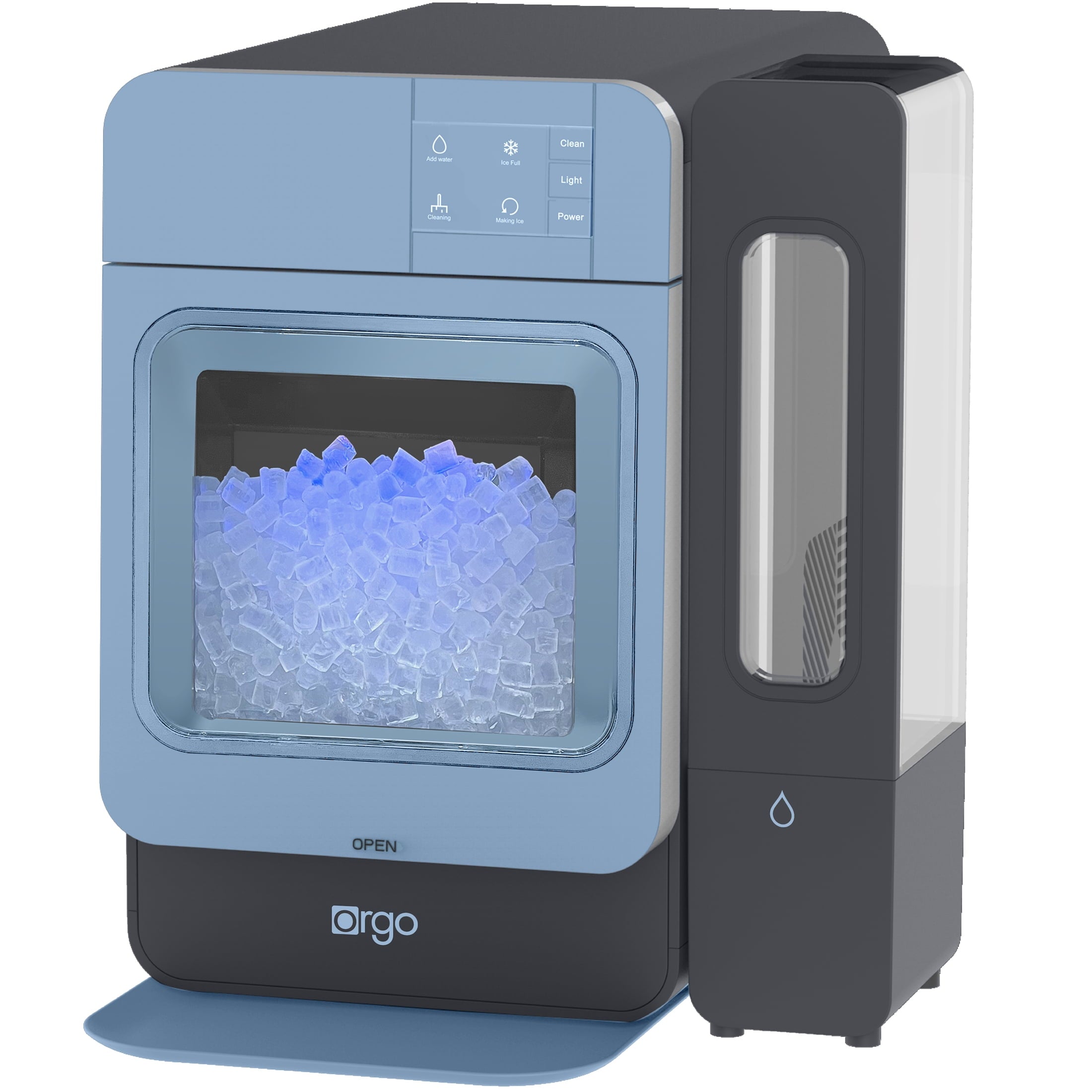 orgo-sonic-countertop-ice-maker-33-lbs-nugget-ice-blue-compact-efficient-3870