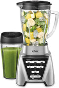oster-pro-1200-blender-with-glass-jar-24oz-smoothie-cup-brushed-nickel-7-speeds-dual-direction-blades-1200w-power-9856