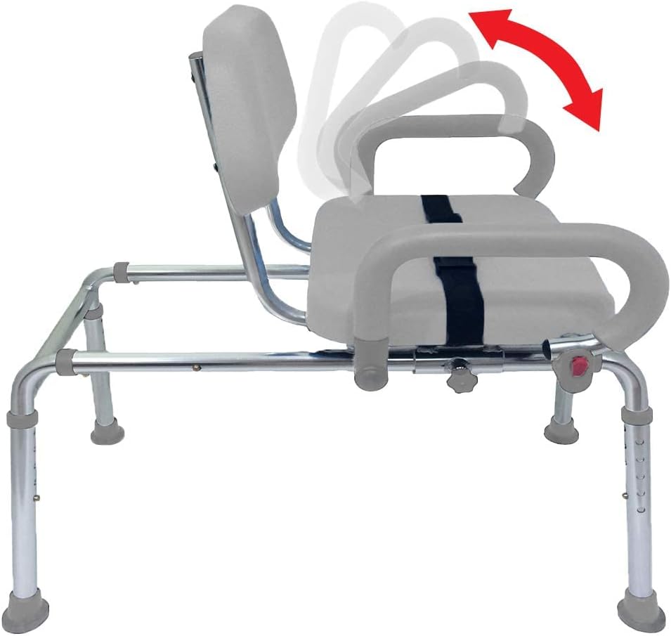 platinum-health-carousel-sliding-shower-chair-transfer-bench-swivel-seat-padded-adjustable-blue-aluminum-300-lb-capacity-9333