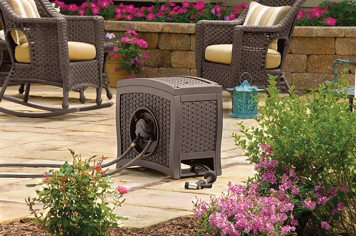 suncast-aquawinder-125-wicker-garden-hose-reelautomatic-water-powered-retractable-java-2041