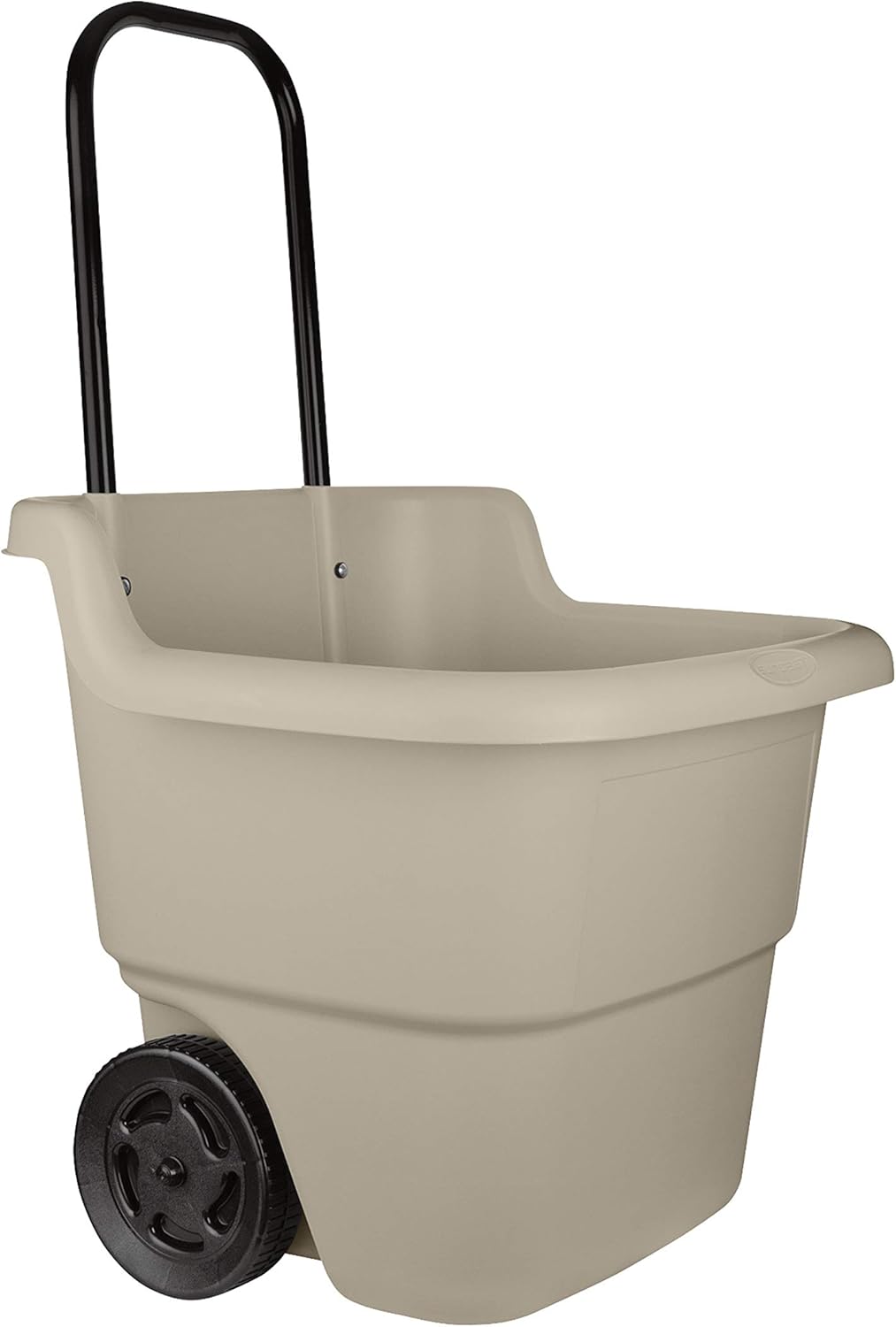 suncast-resin-155-gallon-multi-purpose-cart-with-wheels-brown-taupe-durable-utility-cart-8170
